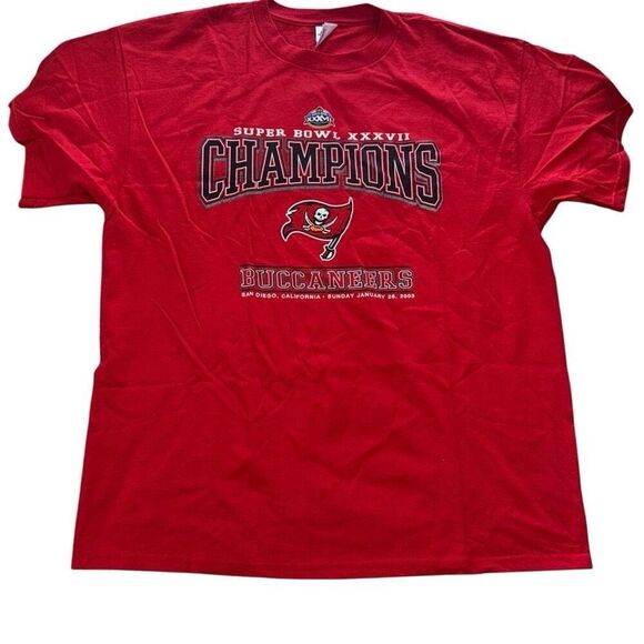 Tampa bay buccaneers vintage tee shirt delta heavyweights men’s xl supper bowl c - Picture 1 of 4
